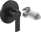 Duravit D-Code 2.0 Einh.-Brausemischer Unterputz Set Keramikmischsystem Schwarz Matt