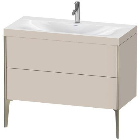 Duravit XViu Möbelwaschtischset 1000 mm mit Unterschrank und Viu Waschtisch