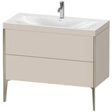 Duravit XViu Möbelwaschtischset 1000 mm mit Unterschrank und Viu Waschtisch