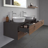 DURAVIT White Tulip Waschtischunterbau 1300 mm, 2 Schubkästen, wandhängend, Weiß Seidenmatt