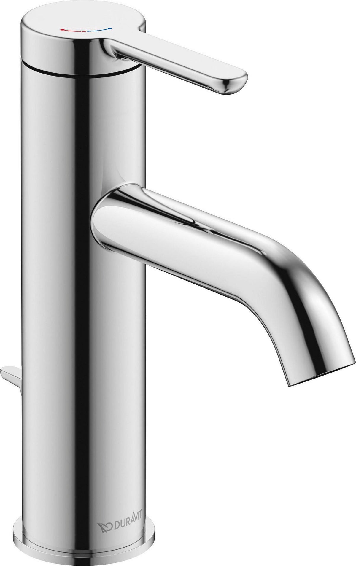 DURAVIT C.1 Einhebel-Waschtischmischer M FreshStart MinusFlow mit Zugstange Schwarz Matt