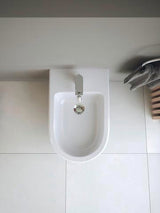 DURAVIT Wave Einhebel-Bidetmischer Chrom mit Keramikmischsystem und 128 mm Auslauf
