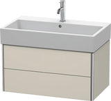 Duravit XSquare Waschtischunterbau 784 mm, wandhängend, 2 Schubkästen, s-matt, für Vero Air