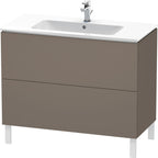 flannel grey seidenmatt / Mitteldichte Faserplatte (MDF) / 2 Auszüge