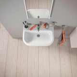 DURAVIT D-Code 2.0 Spiegel mit LED-Beleuchtung, 400 x 700 x 48 mm, Weiß Matt