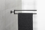 DURAVIT Starck T Handtuchhalter, 2-armig, schwenkbar, Chrom, 50x46,5x80 mm