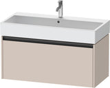 DURAVIT Ketho.2 Waschtischunterbau 984 mm betongrau matt mit 1 Auszug, wandhängend