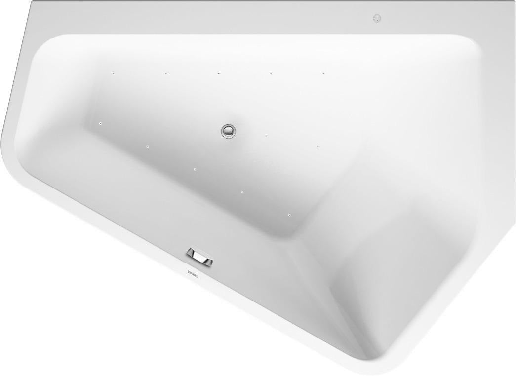 DURAVIT Paiova 5 Whirlwanne 1770x1300 mm Eckwanne rechts mit Air-System, 2-Sitzer, Weiß