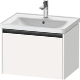 DURAVIT Ketho.2 Waschtischunterbau 634 mm betongrau matt, wandhängend, 1 Auszug mit Soft-Close