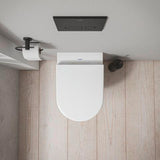 Duravit D-Code WC-Sitz mit Deckel, abnehmbar, weiß – ohne Absenkautomatik