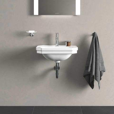 DURAVIT Handwaschbecken Serie 1930 500 mm mit Überlauf, 1 Hahnloch, weiß WonderGliss