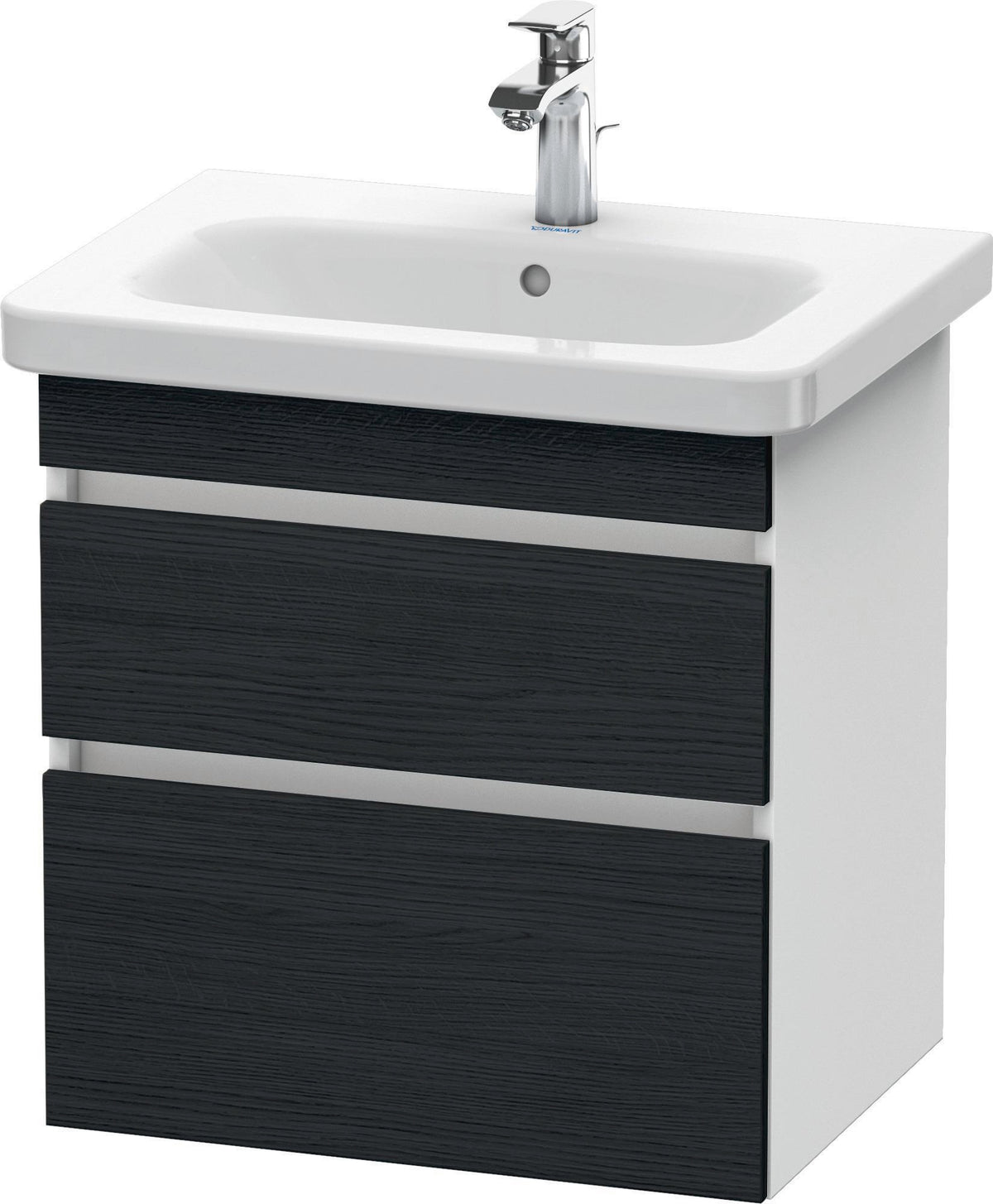 DURAVIT DuraStyle Waschtischunterbau wandhängend 580 mm mit 2 Schubkästen, weiß matt