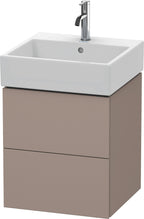 basalt matt / Spanplatte / 2 Schubkästen