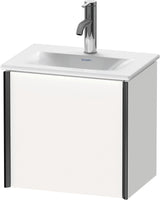 Duravit XViu Waschtischunterbau wandhängend, 1 Tür rechts, 430x310x397 mm, weiß matt