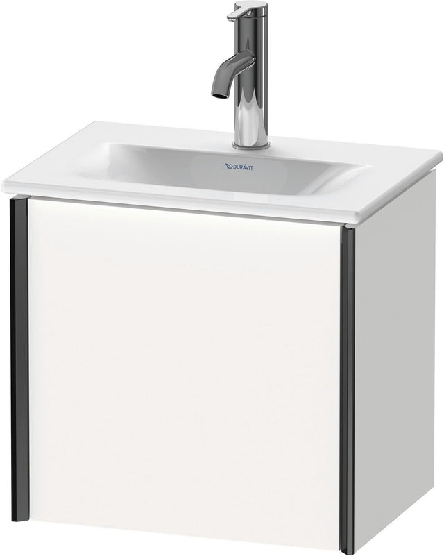 Duravit XViu Waschtischunterbau wandhängend, 1 Tür rechts, 430x310x397 mm, weiß matt