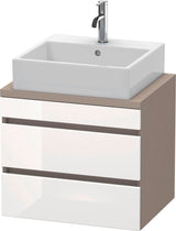 DURAVIT DuraStyle Konsolenunterschrank 600 mm betongrau matt mit 2 Schubkästen und Soft-Close