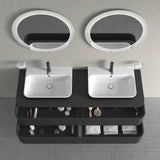 Duravit Happy D.2 Konsolenwaschtischunterbau 1600 mm mit 4 Schubkästen und Tip-On-Technik