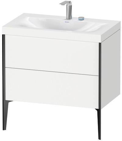 Duravit Möbelwaschtischset XVIU 800x480mm Chaos mit Möbelwaschtisch Viu und Unterbau