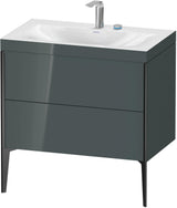 DURAVIT XViu c-bonded Waschtischset 800 mm mit 2 Auszügen, bodenstehend, Soft-Close