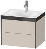 Duravit Möbelwaschtischset XVIU 600x480mm Cha ma / ta s-matt Ra 83 o HL
