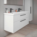 Duravit D-Code Einhebel-Waschtischmischer mit Kaltstart-Funktion, Chrom, 107 mm Ausladung