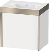 DURAVIT XViu c-bonded Waschtischunterbauset 460x450x330mm champagner matt/weiß matt