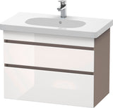 DURAVIT DuraStyle Waschtischunterbau 800 mm wandhängend, 2 Schubkästen, weiß matt – mit Soft-Close