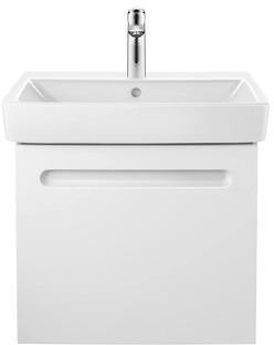 Duravit No.1 Waschtischunterbau wandhängend 540 mm mit 1 Auszug, weiß matt