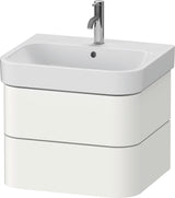DURAVIT Happy D.2 Waschtischunterbau 575 mm, 2 Schubkästen, Tip-On, Taupe supermatt