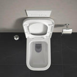 DURAVIT WC-Sitz Happy D.2 mit SoftClose Absenkautomatik, Edelstahl-Scharnieren, weiß, Duroplast