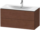 DURAVIT L-Cube Waschtischunterbau, wandhängend, 1020 mm, 2 Schubkästen, weiß matt