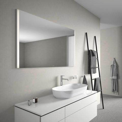 DURAVIT XSquare XS7011 Wandspiegel 600x800 mm mit Licht, Heizung & berührungsloser Bedienung