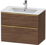 Duravit D-Neo Waschtischunterbau 810 mm betongrau matt mit Soft-Close-Auszug