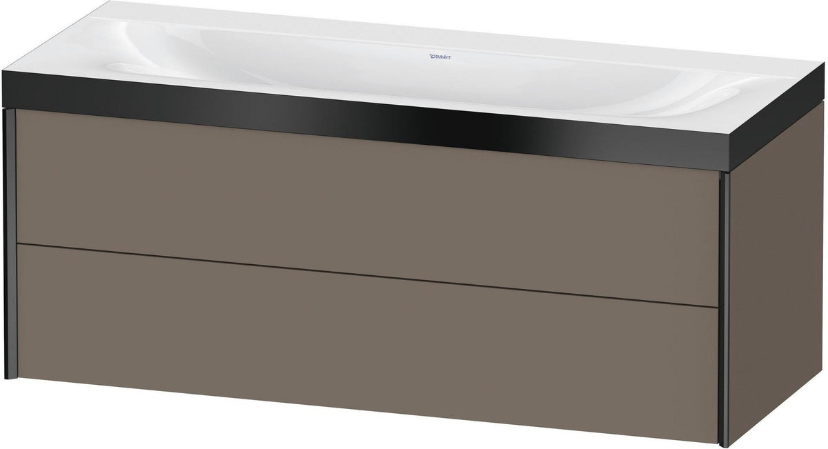 DURAVIT XViu c-bonded Waschtischunterbauset 1200 mm wandhängend mit 2 Schubkästen