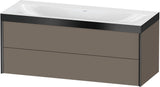 DURAVIT XViu c-bonded Waschtischunterbauset 1200 mm wandhängend mit 2 Schubkästen