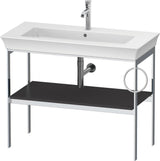 DURAVIT White Tulip Metallkonsole 984 mm von Philippe Starck – Höhenverstellbar, Weiß Seidenmatt