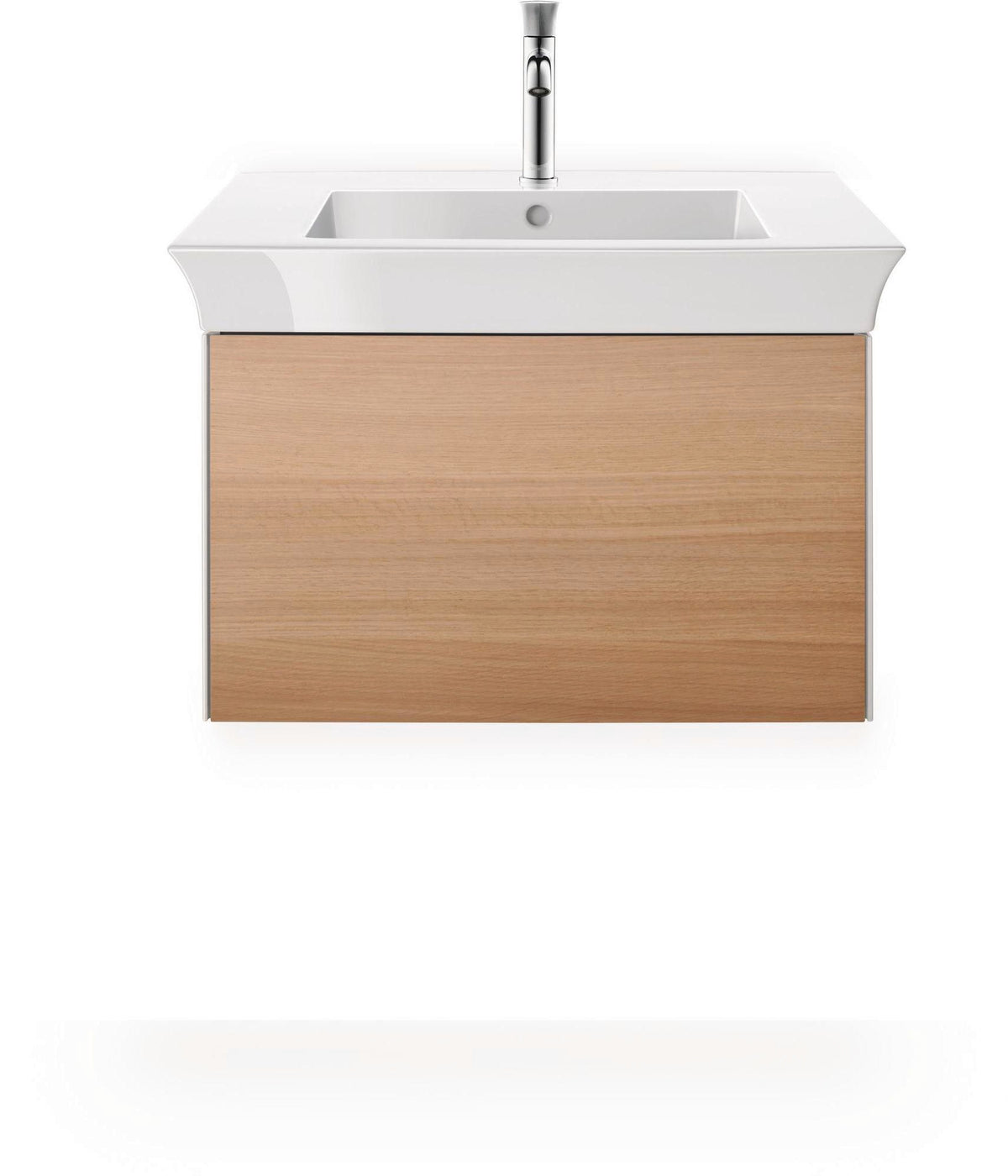 DURAVIT White Tulip Möbelwaschtisch 1050 mm Weiß mit Überlauf und WonderGliss