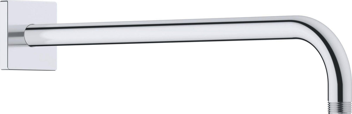 DURAVIT Brausearm L 410mm Wandmontage Rosette eckig Chrom – 1/2 Zoll Anschluss