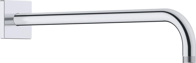 DURAVIT Brausearm L 410mm Wandmontage Rosette eckig Chrom – 1/2 Zoll Anschluss