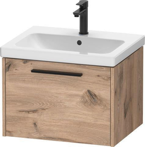 Duravit D-Code 2.0 Waschtischunterbau 584 mm Weiß Matt mit Auszug und Chromgriff