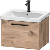 Duravit D-Code 2.0 Waschtischunterbau 584 mm Weiß Matt mit Auszug und Chromgriff