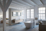 DURAVIT L-Cube Konsolenwaschtischunterbau 920 mm, 2 Schubkästen, Betongrau Matt, wandhängend