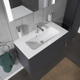 DURAVIT L-Cube Waschtischunterbau 820 mm weiß matt mit 2 Schubkästen und Tip-On-Technik
