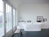 DURAVIT Cape Cod Badewanne 1900x900 mm Vorwand, Mineralguss Weiß Matt, inkl. Fußgestell & Verkleidung