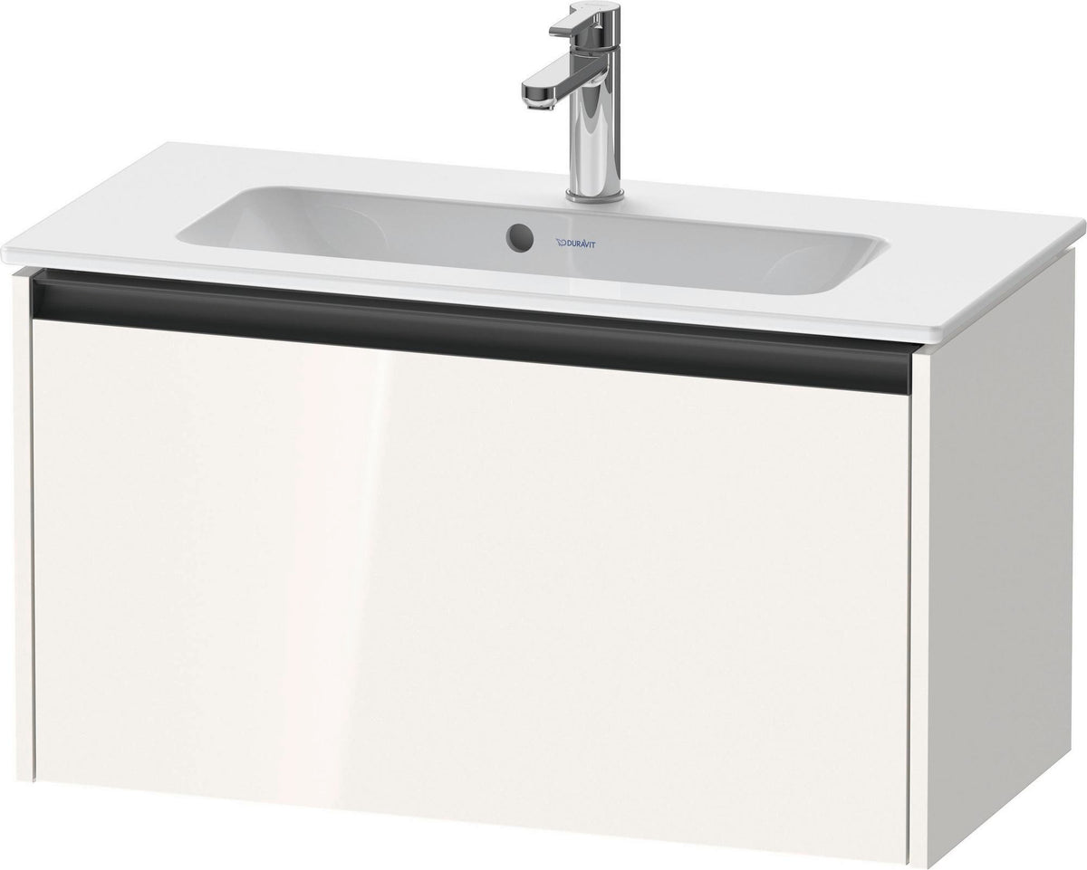 DURAVIT Ketho.2 Waschtischunterbau 810 mm betongrau matt mit Auszug und Soft-Close