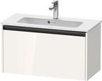 weiß hochglanz / 1 Auszug / Waschtischunterbau