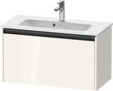 DURAVIT Ketho.2 Waschtischunterbau 810 mm betongrau matt mit Auszug und Soft-Close