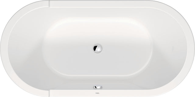 DURAVIT Starck Freistehende Badewanne Oval 1600x800 mm Weiß mit Acrylverkleidung