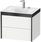 Duravit Möbelwaschtischset XVIU 600x480mm Cha ma / ta s-matt Ra 83 o HL