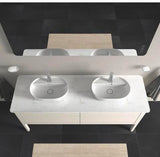 Duravit Luv Konsolenwaschtischunterbau bodenstehend 1733 mm weiß seidenmatt mit 2 Auszügen